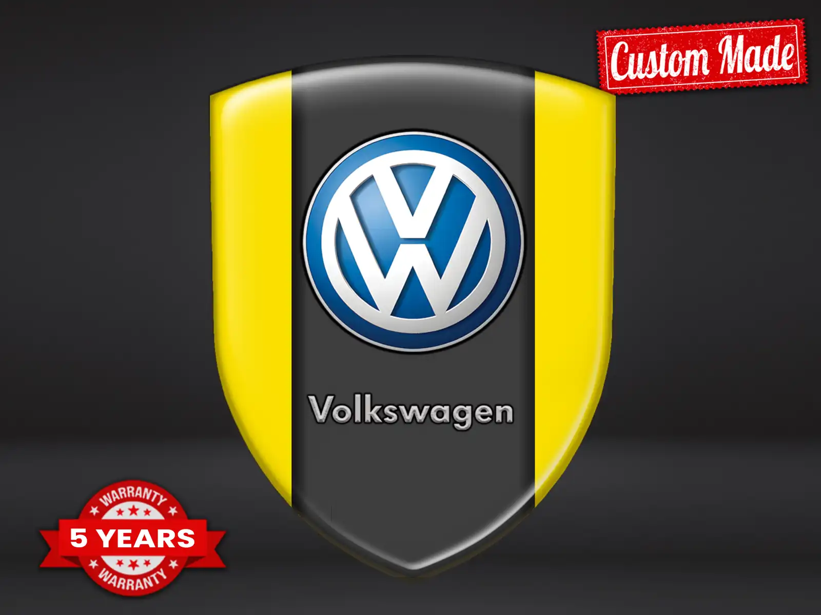 VW Pegatinas Logo Impresas Edición Personalizable Minimalista